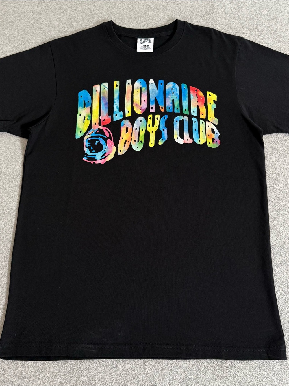 Billionaire Boys Club BBC Spell Out Tie-Dye T-shirt Size M Streetwear Skater